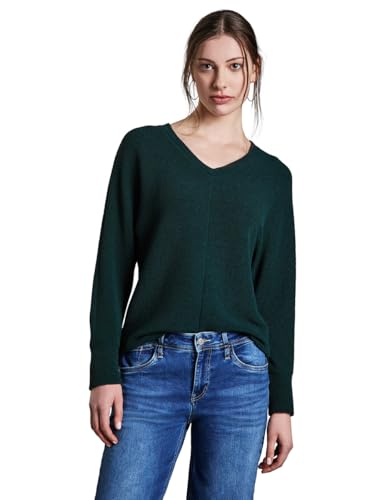 T-Shirt structuré doux Vert Sapin Street One A322950