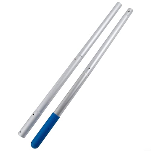 Poste de limpieza de piscina hecho de aleación de aluminio, para actividades al aire libre y fácil de almacenar (barra de 4 secciones)