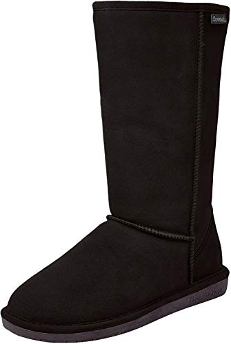 BEARPAW Women's Emma Tall Fashion Boot, Black Ii, 8
