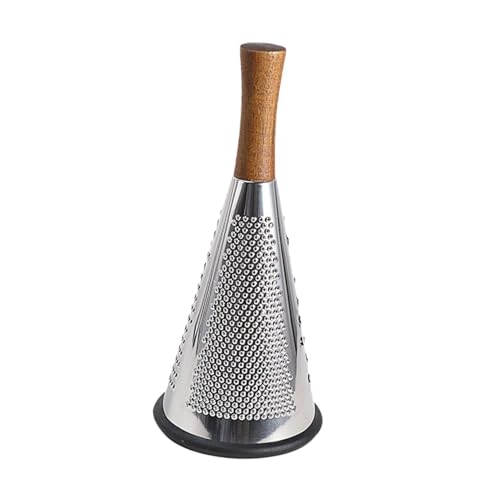 Rallador de queso metálico con mango ergonómico FUOYLOO miniatura 1