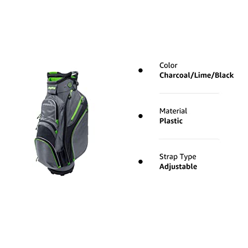 Chiller Cart Bag, Charcoal/Lime/Black #TOP2