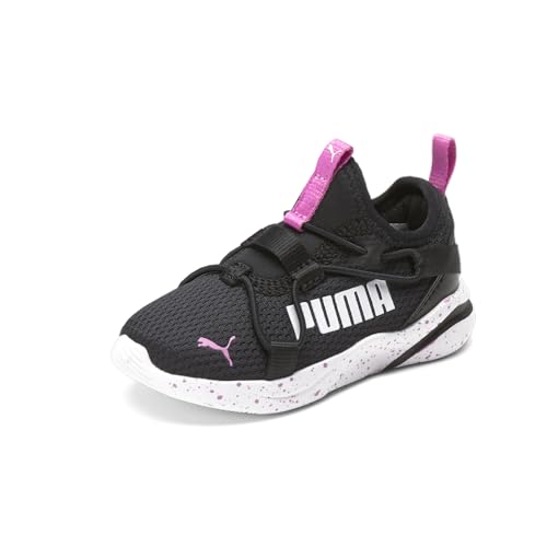 PUMA Softride Rift Slip On Speckle INF Girls' Infant-Toddler Slip On 6 M US Toddler Black-White-Mauve2
