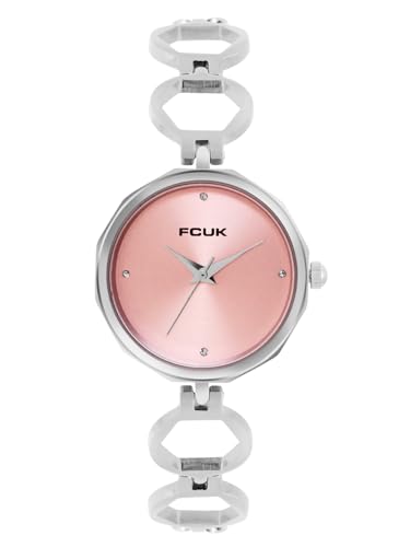 FCUK Pink Dial Analog Watch for Women - FK00027G (B0CMJ1LGDG) Amazon Price History, Amazon Price Tracker