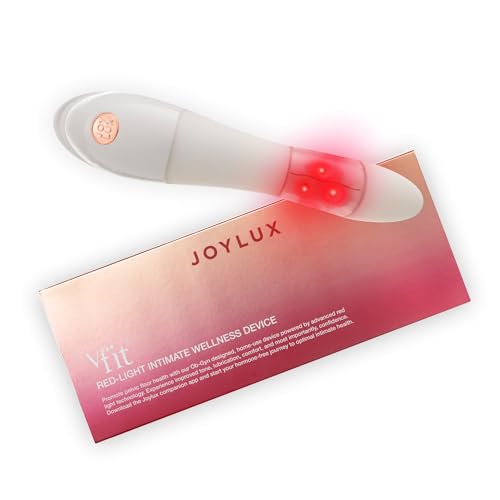 Joylux vFit Set Red LED Light Device for Women Intimate Wellness System for Women Promotes Natural Hydration