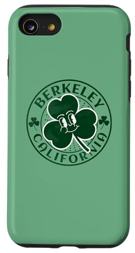 Custodia per iPhone SE (2020) / 7 / 8 Souvenir retrò Berkeley California Irish Shamrock CA