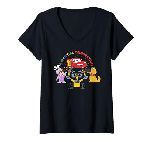 T-shirt V Disney 100 Pixar Magical Celebration Anniversary D100 vêtement collection anniversaire