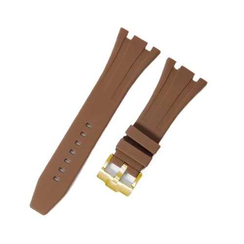 27mm 28mm 30mmラバーシリコーンウォッチストラップAPロイヤルオークオフショアシリーズバンドメンズブレスレットソフトリストバンドにフィット