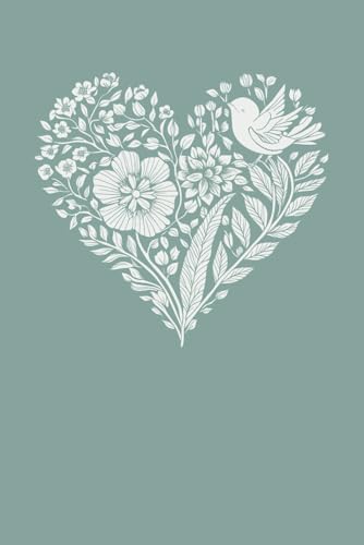 White Heartsong Notebook: Simple Lined Journal for Writing, Planning and Creative Expression