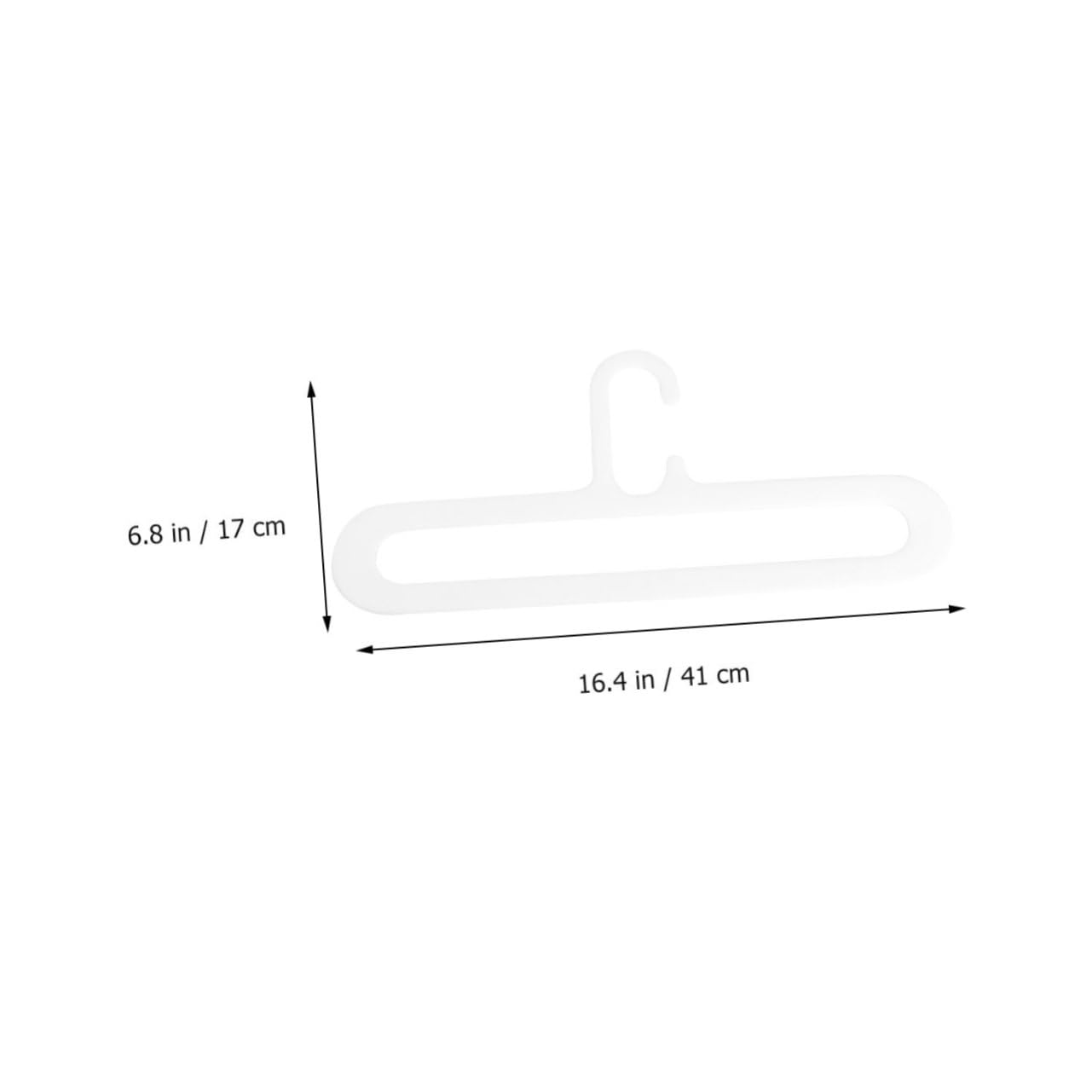 VILLFUL 5pcs Clothes Rack Storage Hook Hanger Coat Hangers Practical Hangers Household Hangers Clothes Hangers Space Saving Hanger Wall Hanging Hooks Clothes Storage Hangers White Plastic