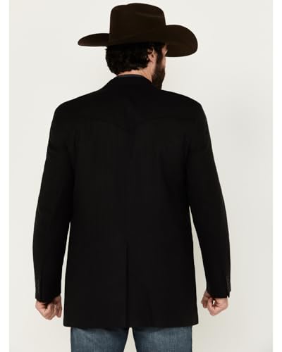 Circle S Western Sport Coat Mens Carson City Button Black CC21444