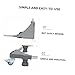 Homoyoyo 1pc Adjustable Washer Base Stand Locking Wheels Tubes Multi-functional Refrigerator Stand for Easy Cleaning and Stability for Portable Washers Dryers and Appliances