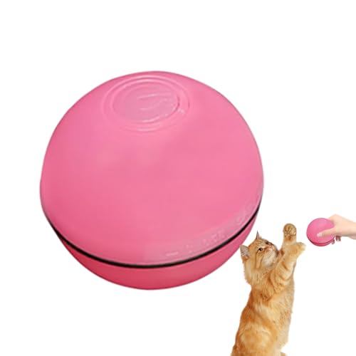 インタラクティブ キャット トイ ボール | 自動で動き回る追いかけボール | 室内猫犬の運動狩猟追跡知育玩具 - 知的刺激 狩猟訓練 退屈解消