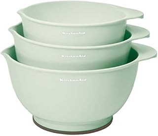 KitchenAid Classic Mixing Bowls, Set of 3, Pistachio
