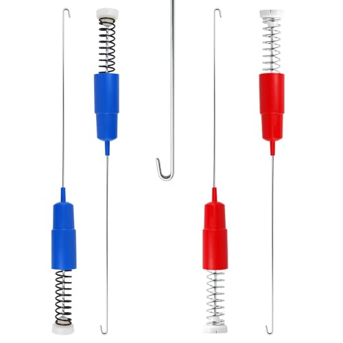 WH16X26908 WH16X26909 Washer Suspension Rod Kit Compatible with GE GTW220ACK1WW GTW330ASK2WW HTW240ASK5WS HTW240ASK6WS Washing Machine Replace AP6286894 WH16X25219 WH16X25220 4588119