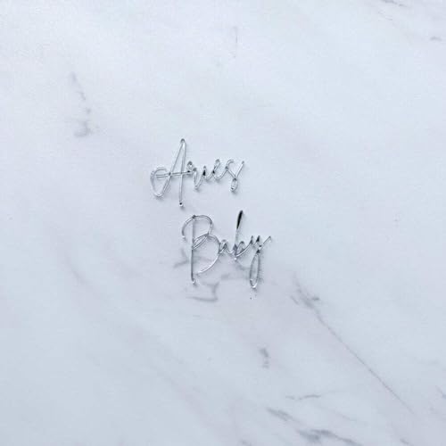 It Was All A Dream Shop ARIES BABY ACRYLIC CHARMS BY SAIDAS SWEETS SILVER