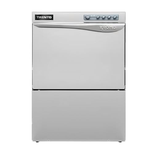 Kromo Aqua-50-USA High-Temperature Undercounter Commercial Dishwasher, Single Wash Cycle. Double skin door Omcan 49125. Made in Italy