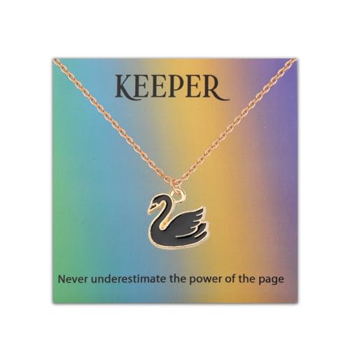 BLEOUK KeeperOTLC Themed Merch Jewrly Necklace KeeperOTLC Book Fans Gifts Bookish Gifs KeeperOTLC Women Gifts