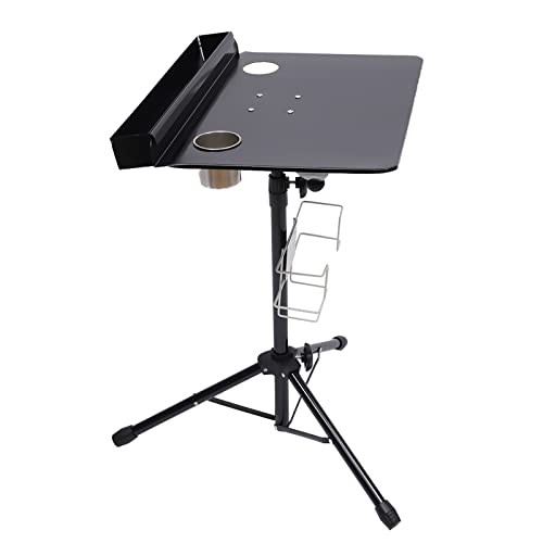 KinHall Height-Adjustable Salon Serving Tray & Portable Detachable Tripod Tattoo Workstation