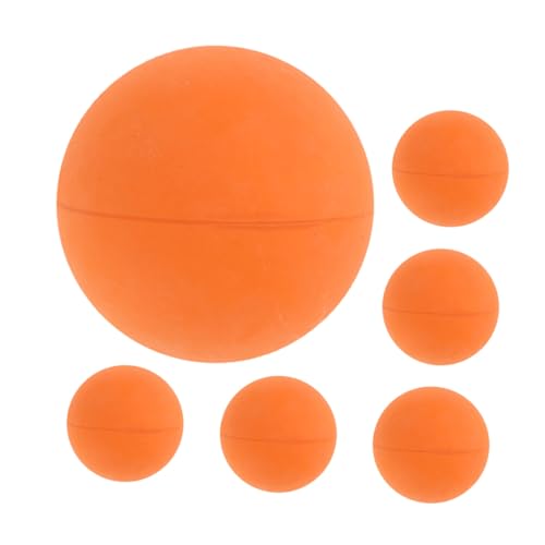 Balones de ráquetbol mini balones deportivos de goma hueca naranja