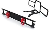 WPL D12 1/10 RCカードリフトパーツに適していますメタルフロント＆リアバンパーデコレーションスペアパーツ（カラー：ブラック） 信頼性のある ( Color : Black )