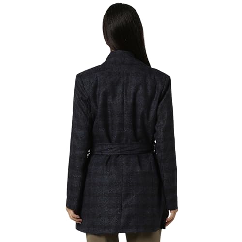 Image of Van Heusen Women's Regular Fit Casual A-line Coat, polyester blend