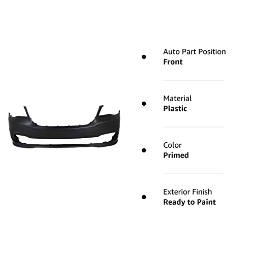 Garage-Pro Bumper Cover Compatible With 2011-2020 Dodge Grand Caravan, Fits 2012-2015 Ram C/V Front #TOP5