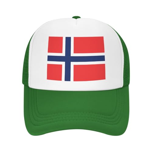 Flag of Norway Trucker Hat Snapback Mesh Baseball Cap Unisex2