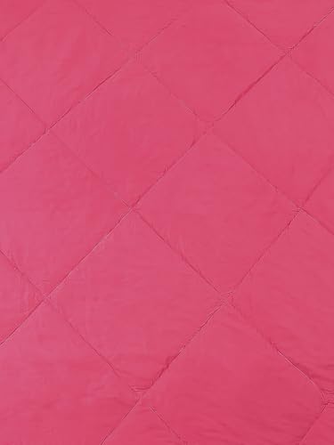 Image of Monte Carlo Polyester Comforter Single Bed | 200 GSM Lightweight & Reversible | Soft Quilt for Mild Winter | Easy Care All Season Comforter (Pink /Purple) | 59 x 87 Inches