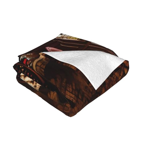 Couverture motif cave de vin rouge pour soirées cocooning au salon - 3