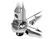 KYOTO TOOL (KTC) 9.5 sq. Long Swivel Ratchet Handle, BRSW3L, Silver