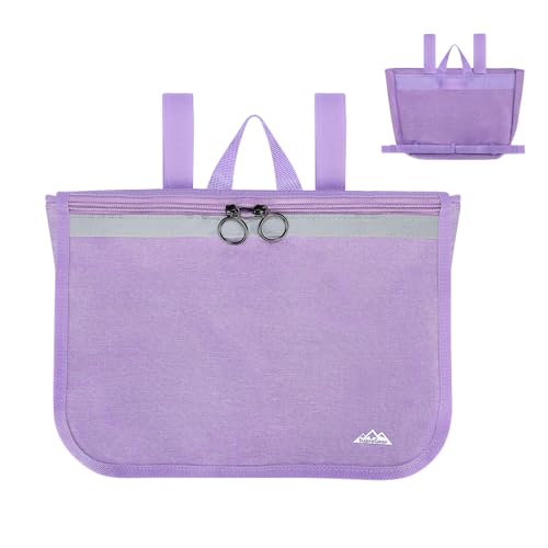 supregear Wheelchair Carry Bag - Accessories Pouch for Rollator, Walkers, Power Wheel Chairs and Knee Scooters - Side Armrest Storage Organizer for Elderly Seniors - Lightweight Portable Travel Tote