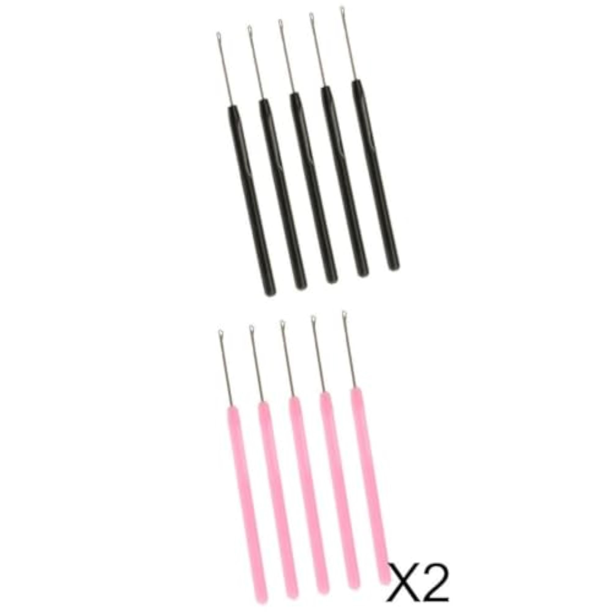 15Pcs Pulling Hook Needle Tool for Micro Ring Hair Extensions