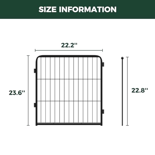 Image of FXW Homeplus Unleashed Indoor Dog Playpen - Stress-Free and Safe Play, Heavy Duty 24 Inch 2 Panels Dog Pen for Puppy and Small Dogs, Black│Patented