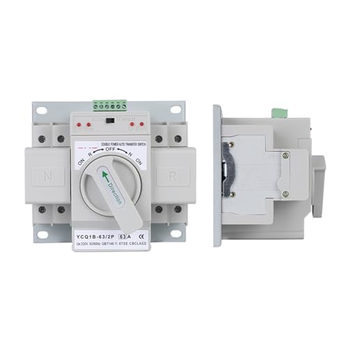 Commutateur de transfert automatique double alimentation inverseur source 2P 63A - 2