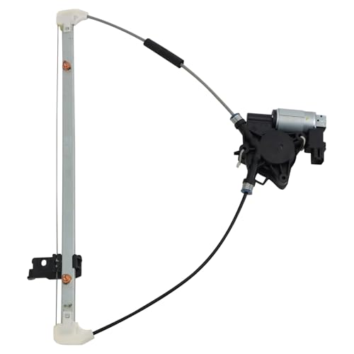 Image of TRQ Rear Left Power Window Regulator & Motor Assembly Drivers Side Compatible with 06-15 5