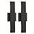 Outdoor Modern LED Wall Light Fixtures, Black Linear Exterior Wall Sconces 20W, Modern Porch Patio Light Fixture Waterproof Outdoor Wall Lights Outside Lights for House Garage Front Door Patio 2pack