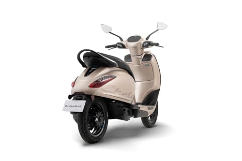 Image of Chetak C3501 by Bajaj Auto High Speed Electric Scooter with charger - Hazelnut - Ex-Showroom
