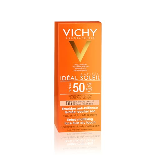 Vichy BB Cream, SPF 50, Protección solar alta con color, Hidratación, Bronceado Instantáneo, Emulsión Tacto Seco, Para pieles mixtas a grasas, Capital Soleil, 50ml - imagen 3