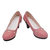 KOGOROUCOS GGST Elphelt Valentine Shoes Boots Cosplay Costume Customizable Size(Women 6US 8.85inch 22.5cm) 0619027