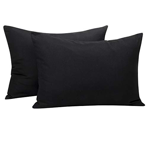 NTBAY Microfiber Toddler Pillowcases, 2 Pcs Zipper Closure Travel Pillow Covers, 13 x