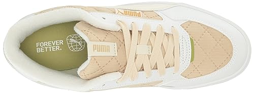PUMA Womens Karmen Rebelle Sneaker, Granola-Alpine Snow-PUMA Womens White, 10.5