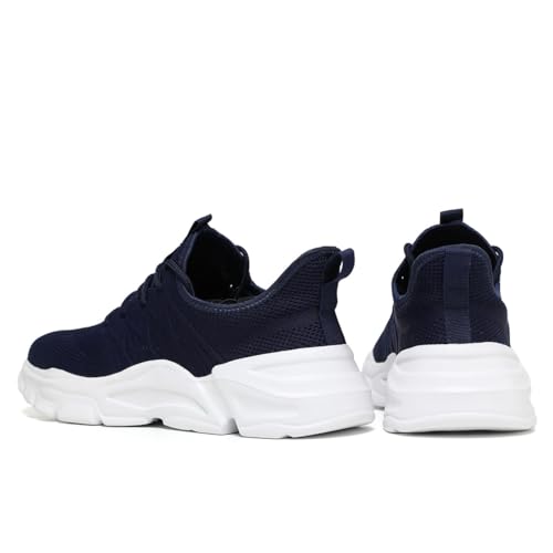 Image of Socviis Mens Slip On Running Shoes Athletic Walking Trainers Lightweight Breathable Mesh Tennis Sneakers