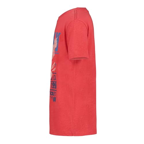 Image of Lucky Brand Boys' Short Sleeve Graphic Crew Neck T-Shirt, Soft, Comfortable, Relaxed Fit