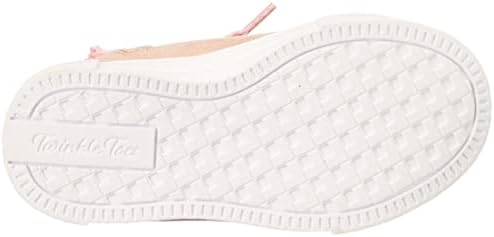 Skechers Kids Girls Toes Twinkle Sparks-Star Glitz Sneaker, Gold/Multi, 1 Little Kid | Image 3
