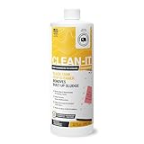 Unique Clean-It RV Black Tank Deep Cleaner Liquid - Effectively Resets Dirty RV Black Tanks - Eliminates Odors and Waste (32 oz) Packaging May Vary