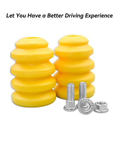 Image of 2Pcs Rear Bump Stops, Axle Jounce Bumpers Fit for Chevy Silverado 1500