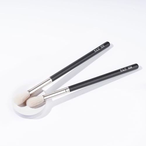 Image of PAC Powder Brush 036 | Synthetic Bristle Makeup Brush | Blending Brush for Setting Powder Formulation | Medium Coverage Application | Black - 1 Brush