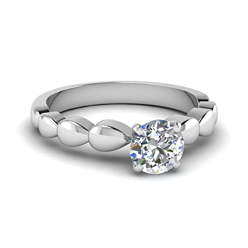 Bague solitaire argent ajustement parfait taille 47 à 70 contre les doigts douloureux