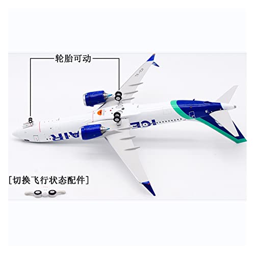 Modelo de metal B737-8MAX TF-ICP a escala 1:200 coleccionable terminado 5