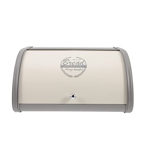 LIFKOME Metall Brotkasten Groß Mit Deckel Brot Aufbewahrungsbox Für Küchentheke Aus Hochwertigem Verzinktem Eisen Brotbehälter Für Arbeitsplatte